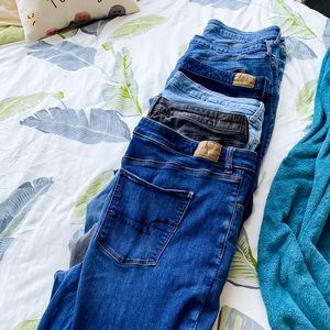 American Eagle and Old Navy Jean haul